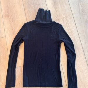 Sanctuary Black Turtleneck Top